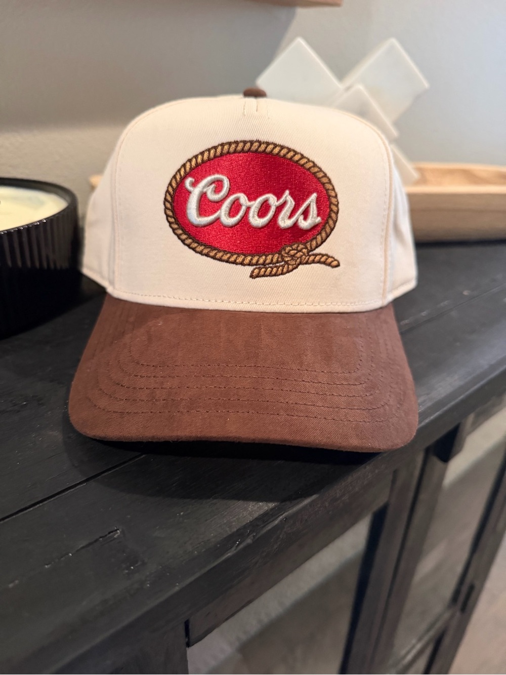 American Needle Cream and Brown Coors Embroidered Cap